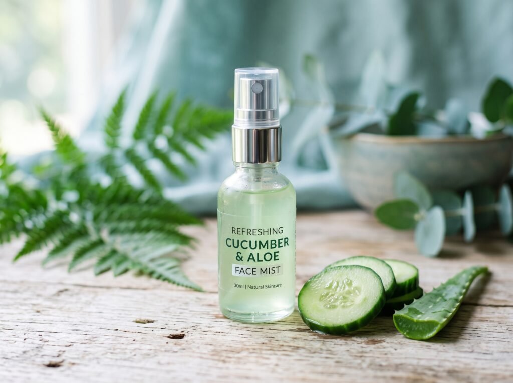 Aloe vera and cucumber face mist