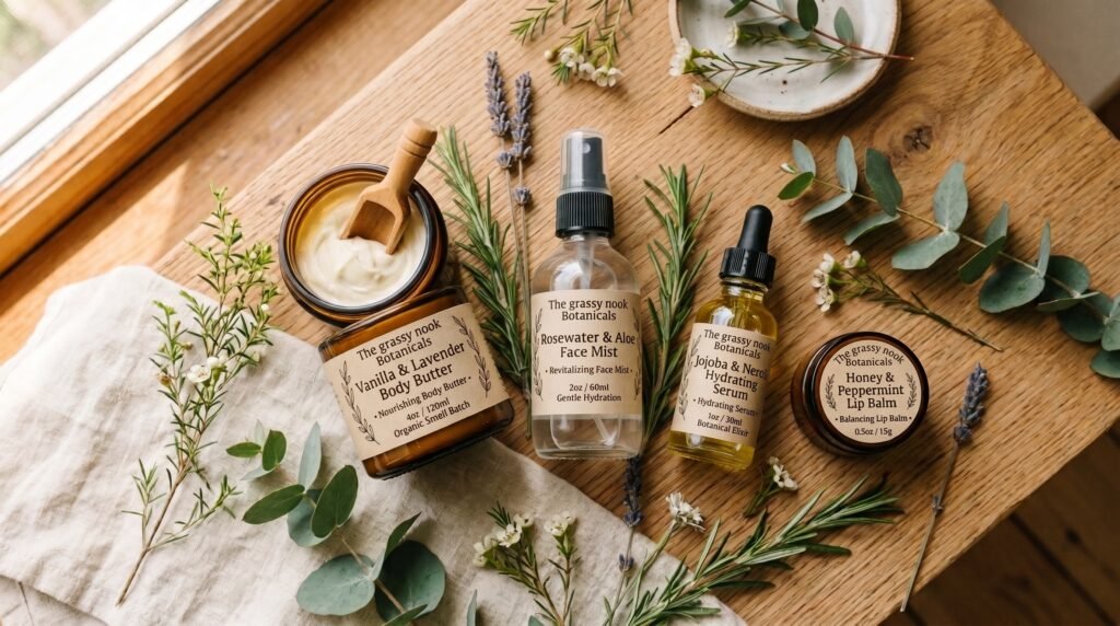 Beauty organic ingredients